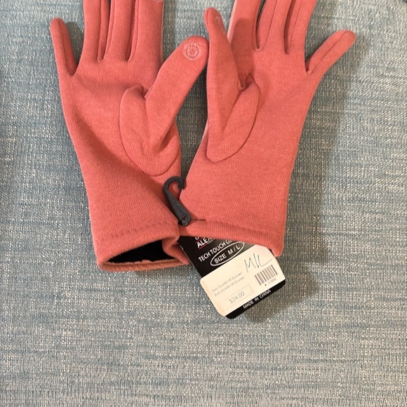 Pink Floral Tech Gloves Size S/M - Picture 5 of 6